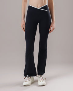 Arc Flared Leggings - Black