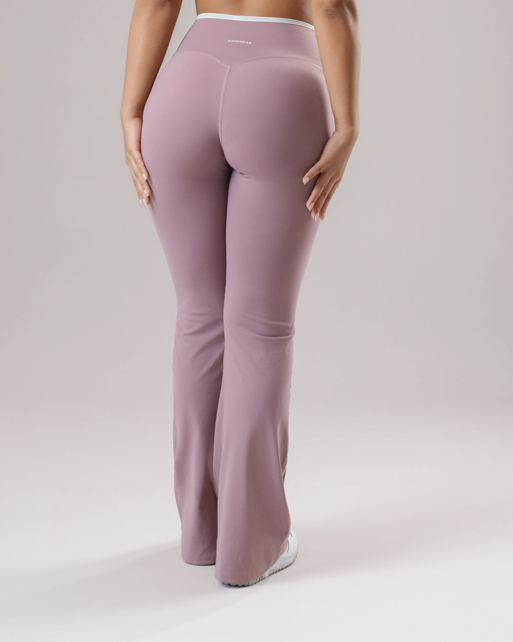 Arc Flared Leggings - Lavender