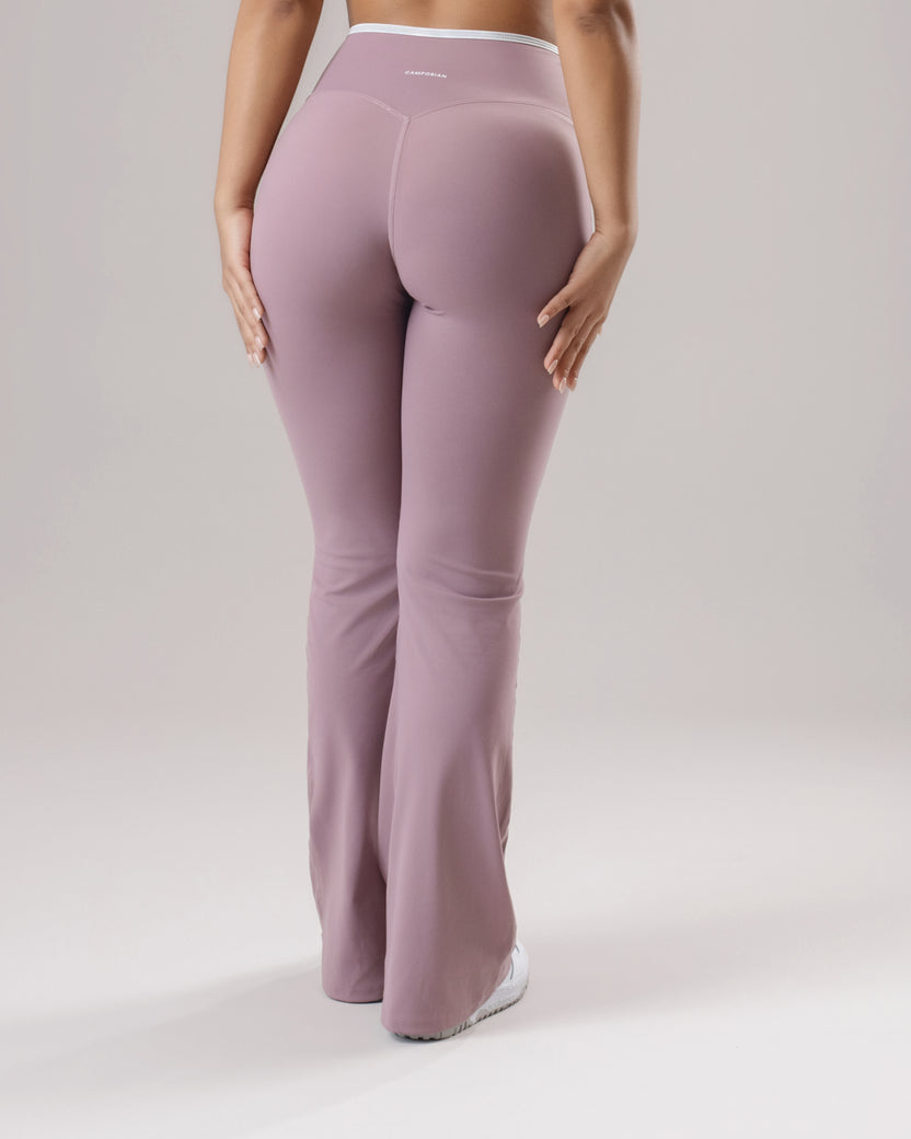 Arc Flared Leggings - Lavender