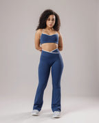 Arc Flared Leggings - Navy