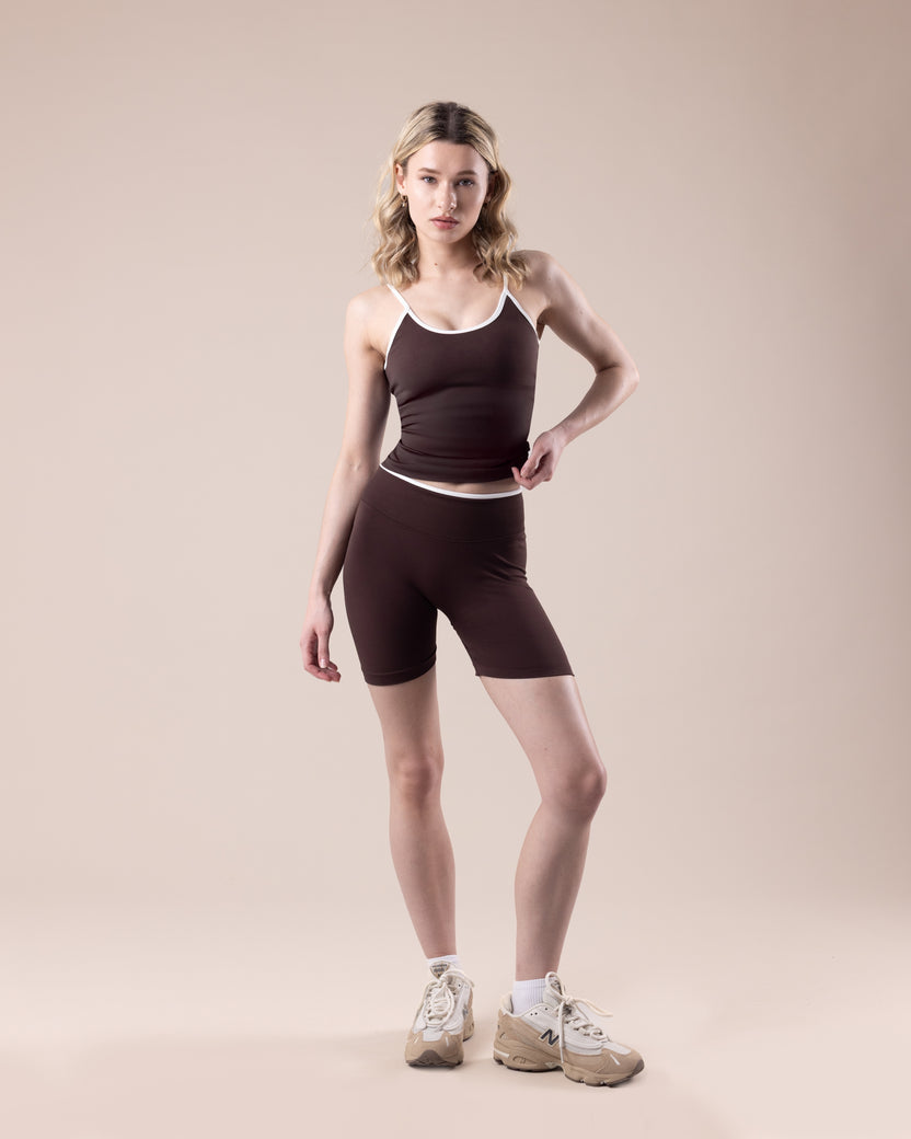 Aura Scoop Tank - Espresso