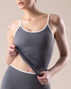 Aura Scoop Tank - Graphite