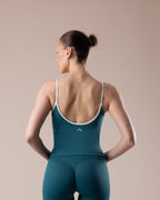 Aura Scoop Tank - Teal
