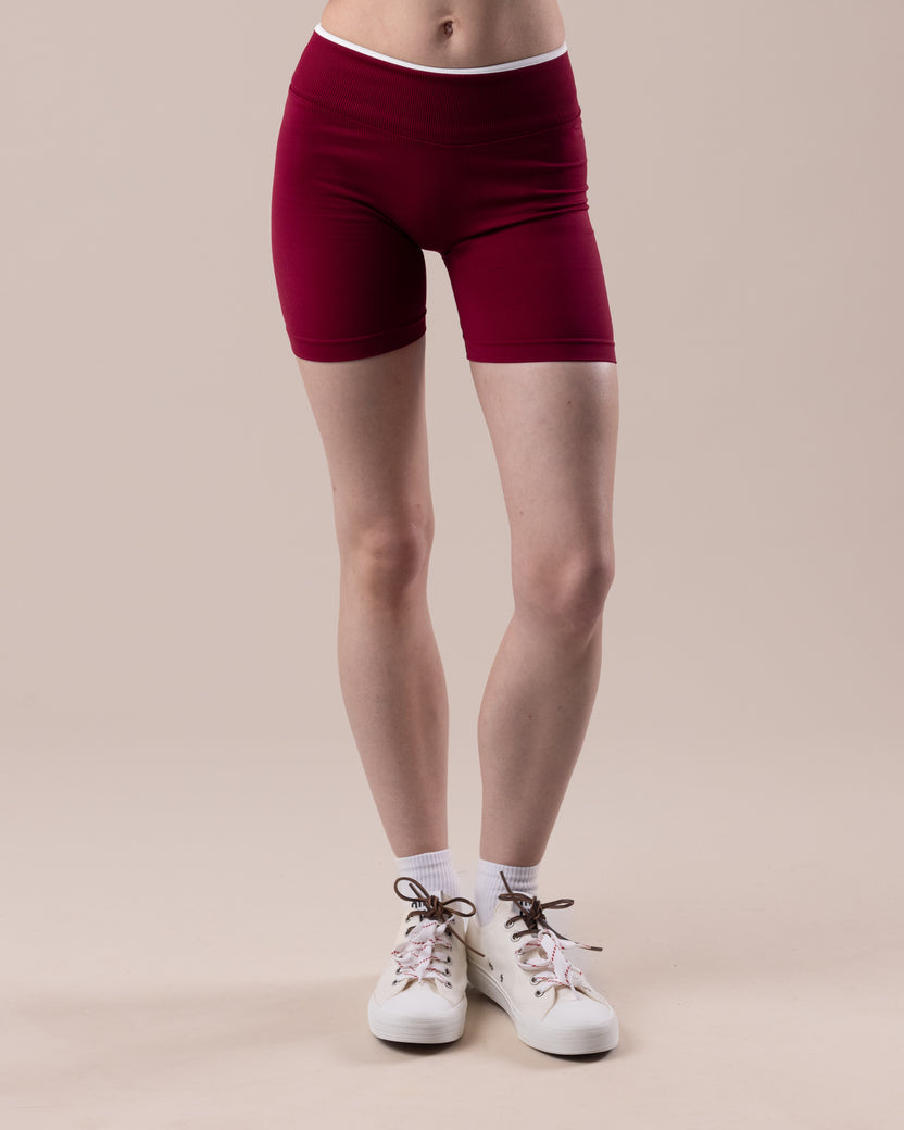 Aura Shorts - Burgundy