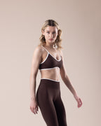 Aura Strappy Bra - Espresso