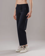 Drawstring Yoga Pants - Black