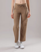Drawstring Yoga Pants - Cocoa
