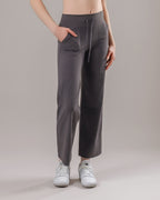 Drawstring Yoga Pants - Graphite