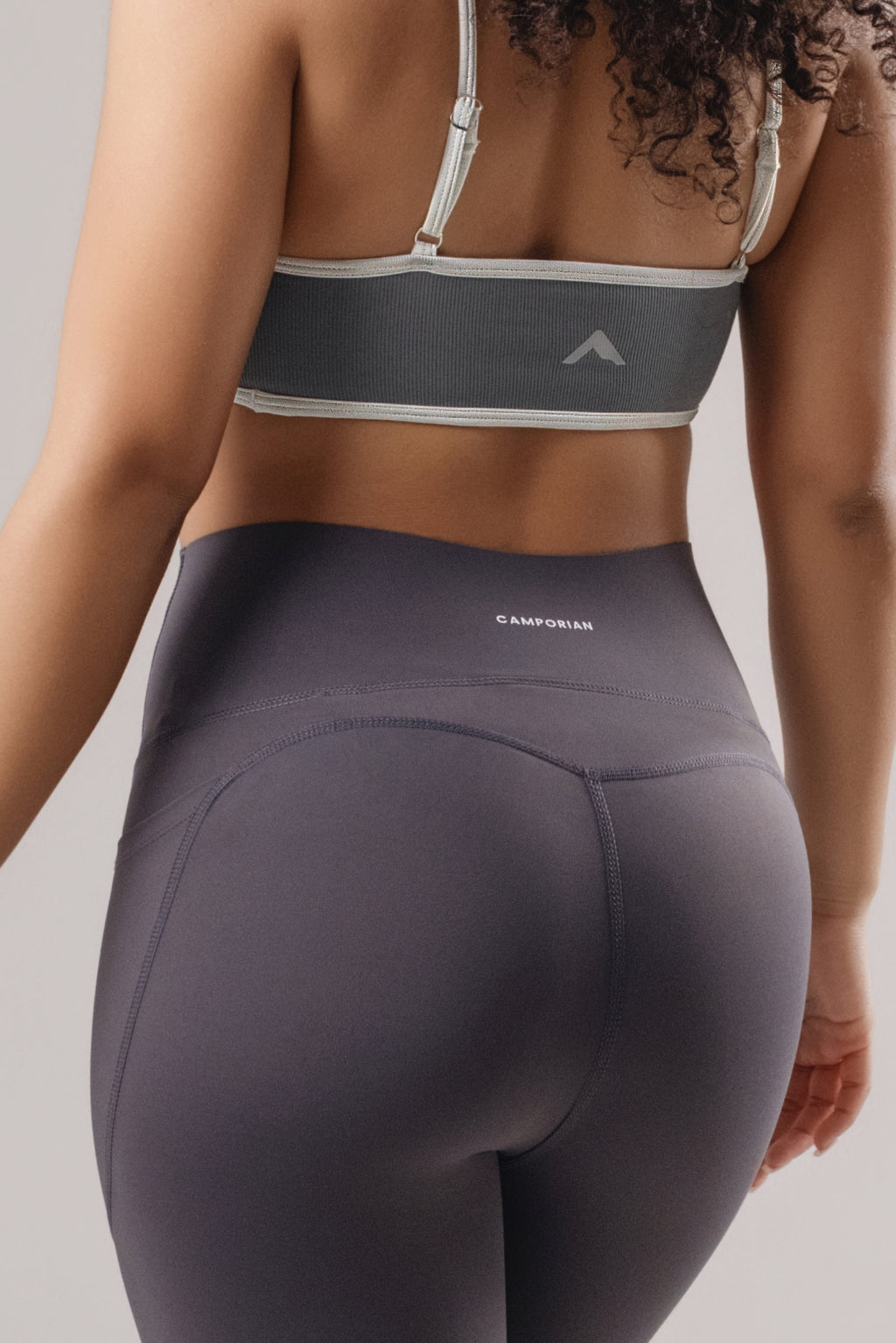 High-Waist Pocket Leggings - Charcoal