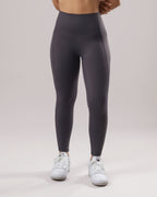 High-Waist Pocket Leggings - Charcoal