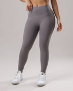 High-Waist Pocket Leggings - Graphite