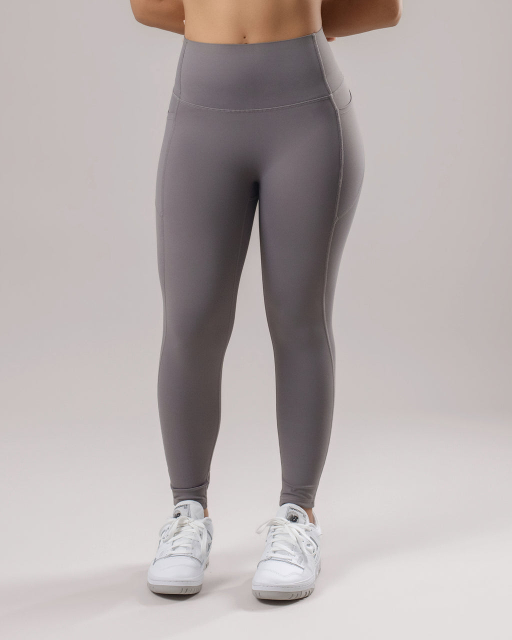 High-Waist Pocket Leggings - Graphite