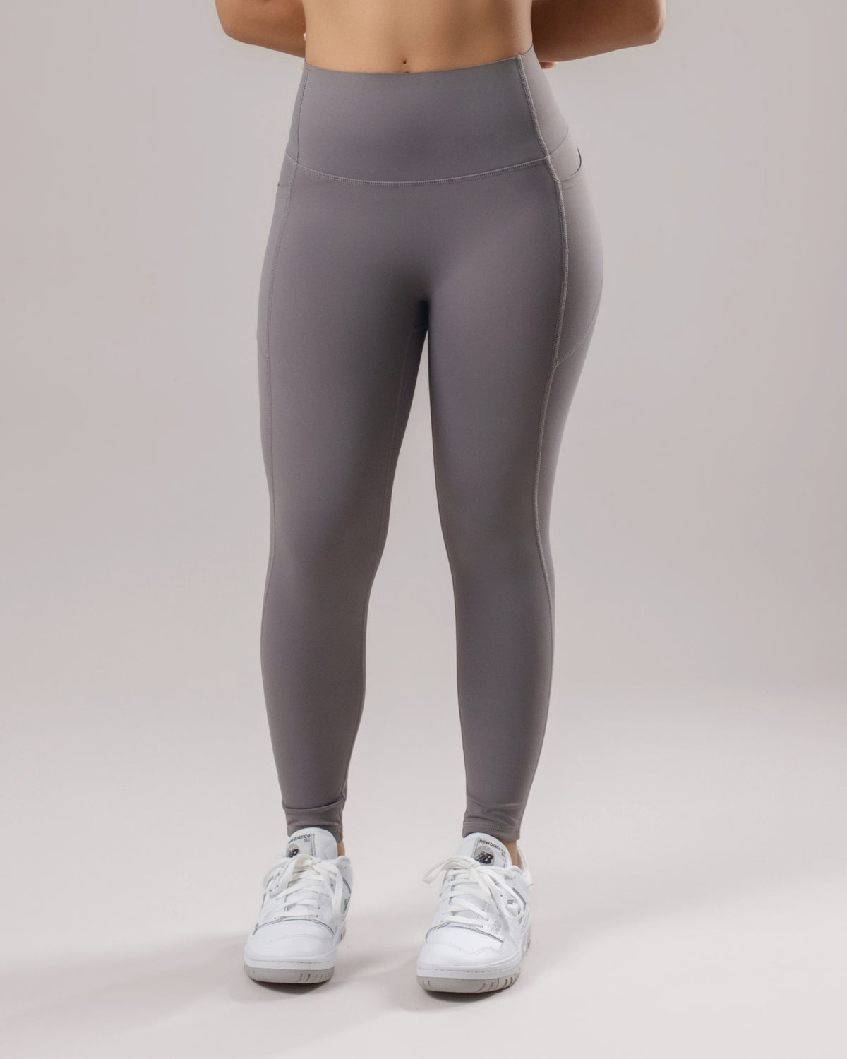 High-Waist Pocket Leggings - Graphite