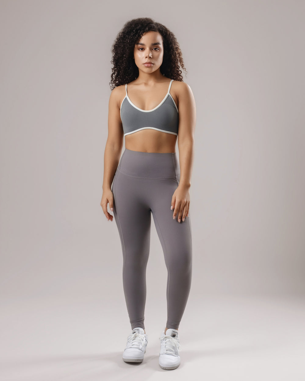 High-Waist Pocket Leggings - Graphite