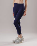 High-Waist Pocket Leggings - Midnight Blue