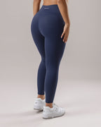 High-Waist Pocket Leggings - Navy
