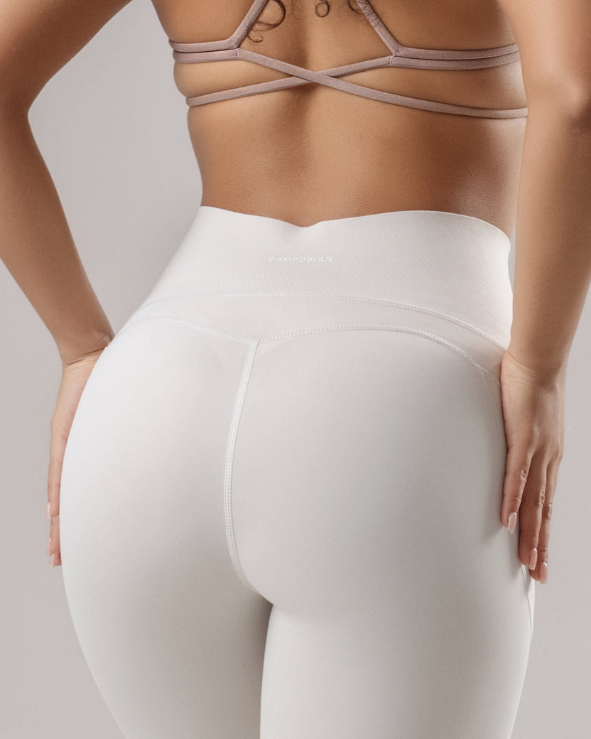 High-Waist Pocket Leggings - Stone