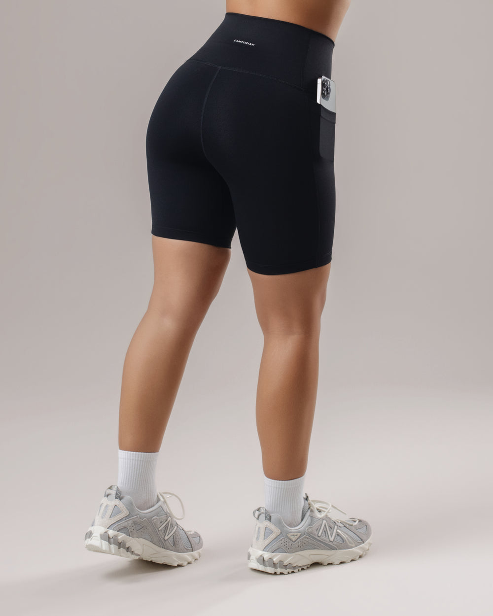Pocket Biker Shorts - Black