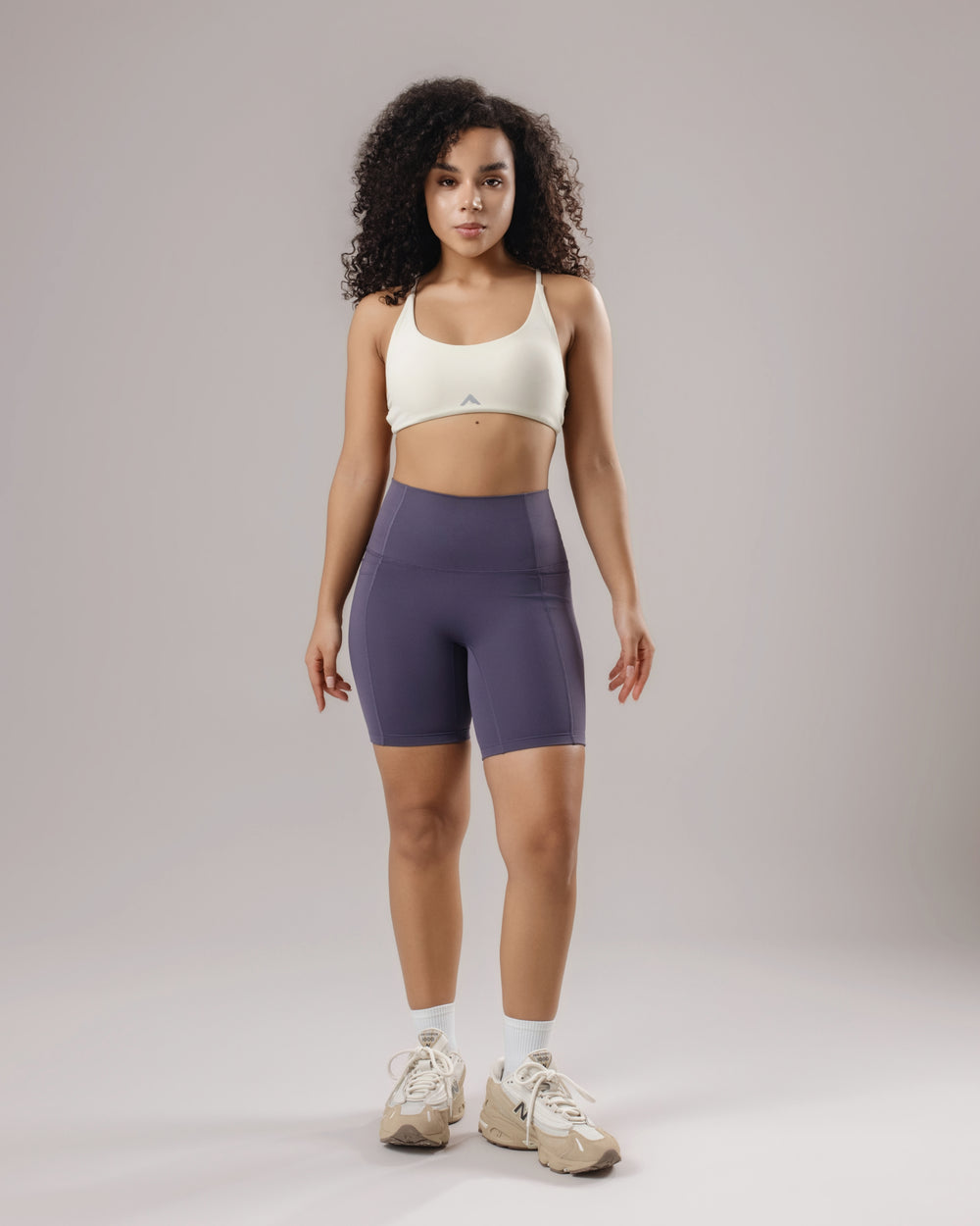 Pocket Biker Shorts - Plum