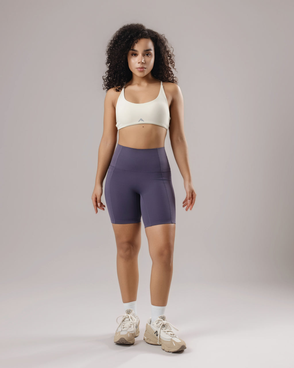 Pocket Biker Shorts - Plum