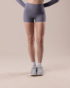 Ribbed Seamless Shorts - Graphite