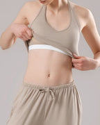 Soft Lounge Halter Tank Top - Oat