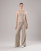 Soft Lounge Halter Tank Top - Oat