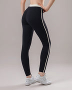 Stripe Leggings - Black
