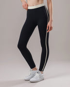 Stripe Leggings - Black