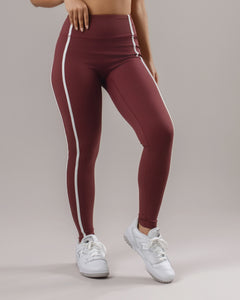 Velocity Leggings - Burgundy