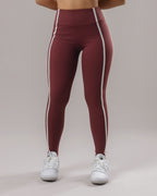 Velocity Leggings - Burgundy