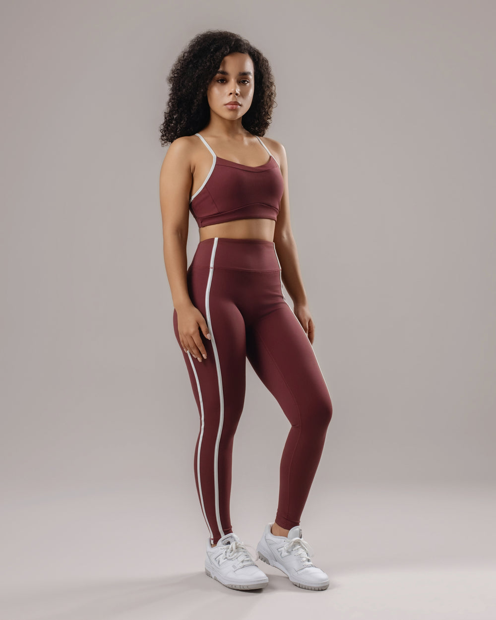 Velocity Leggings - Burgundy