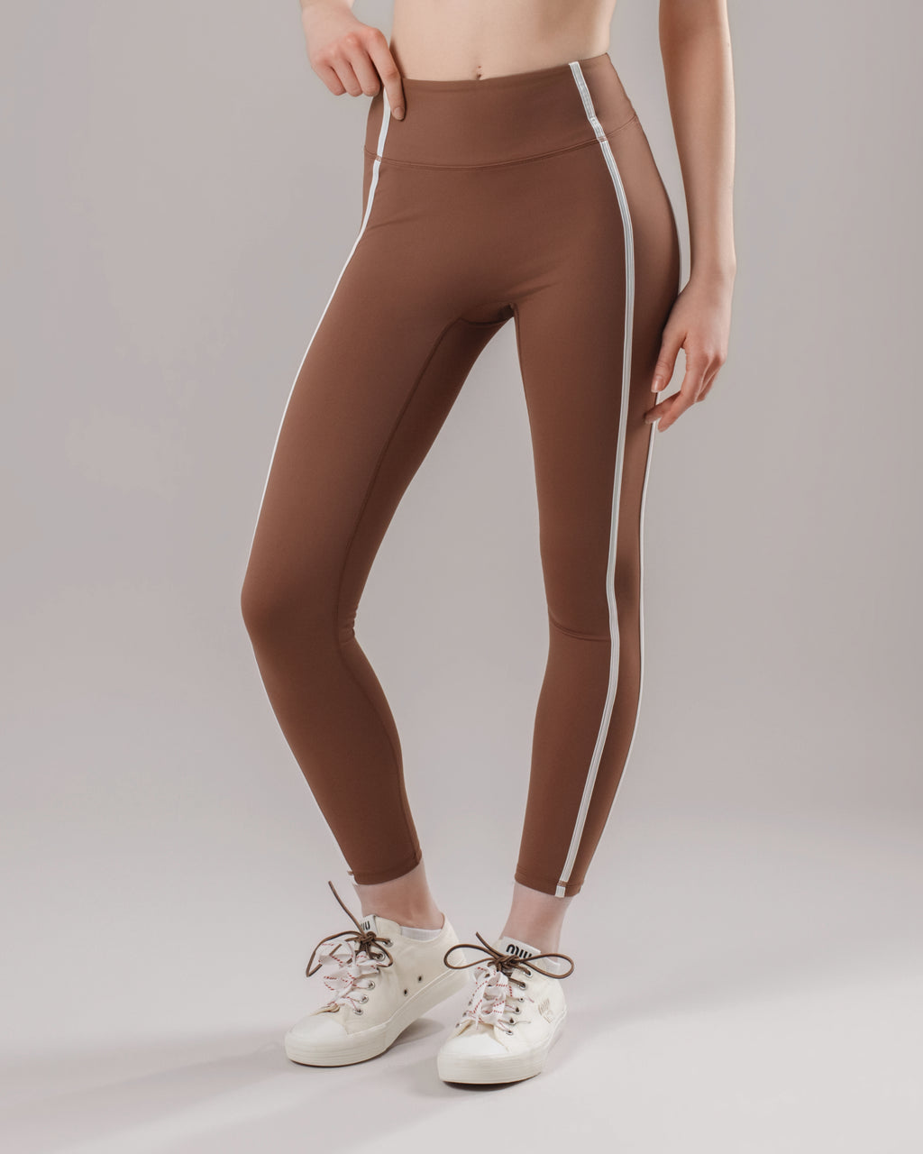 Velocity Leggings - Coffee