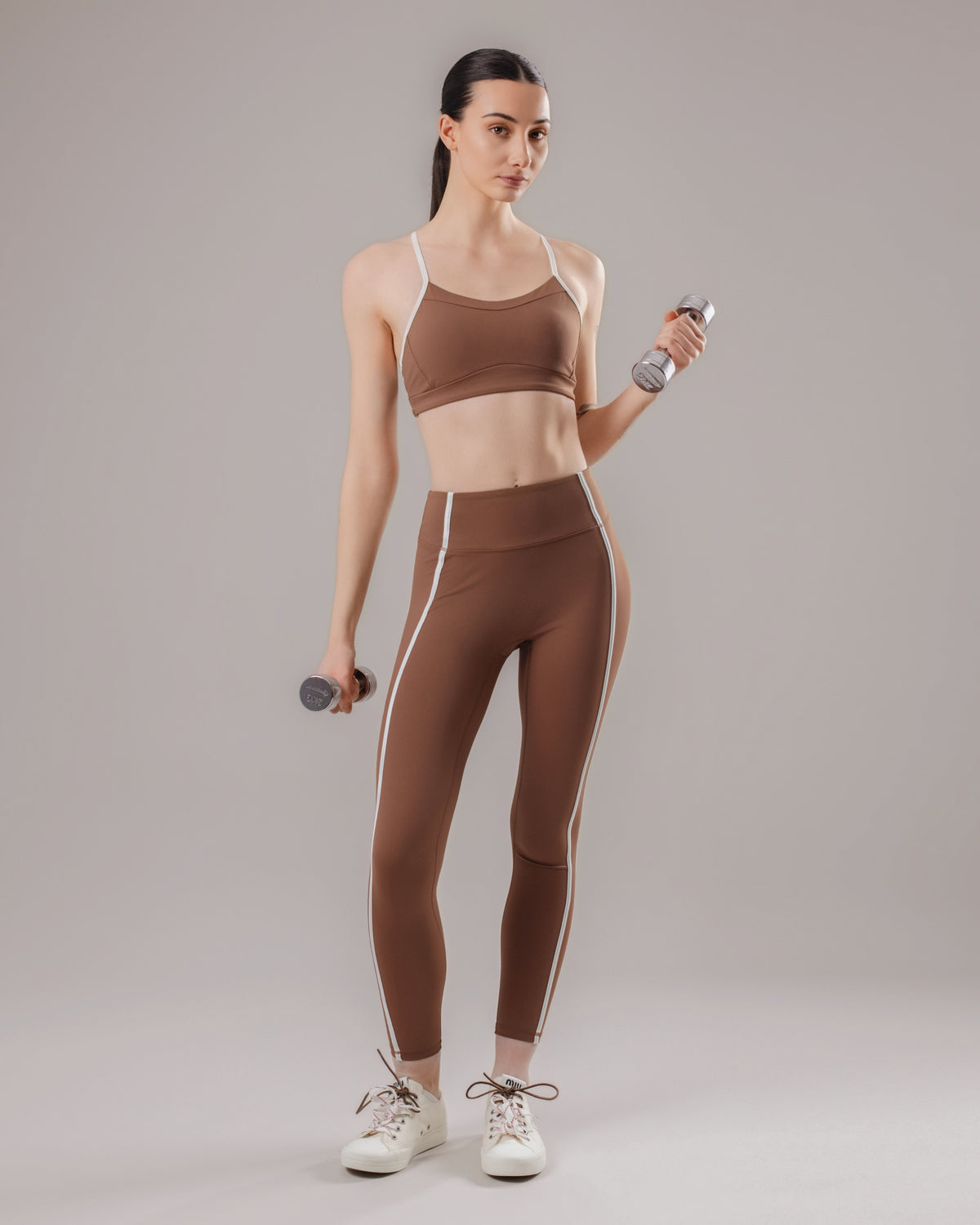 Velocity Leggings - Coffee