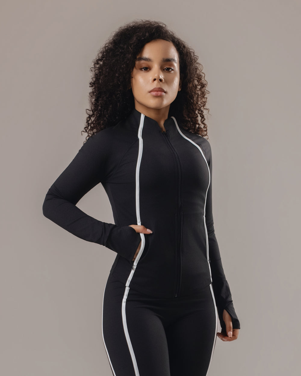 Velocity Zip Jacket - Black