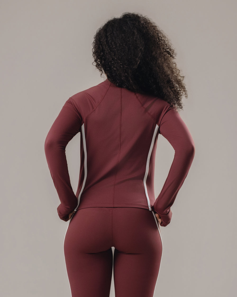 Velocity Zip Jacket - Burgundy