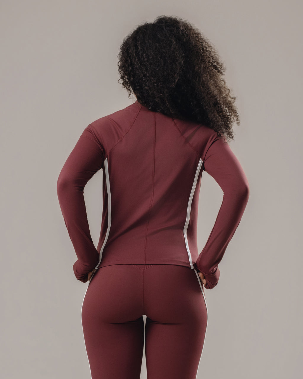 Velocity Zip Jacket - Burgundy