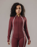 Velocity Zip Jacket - Burgundy