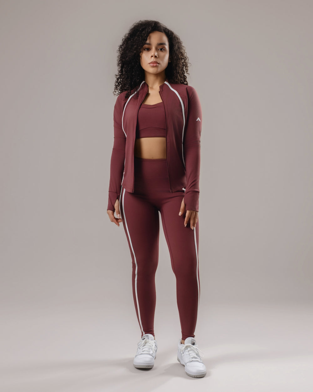 Velocity Zip Jacket - Burgundy