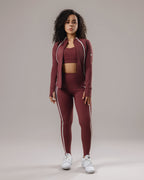 Velocity Zip Jacket - Burgundy