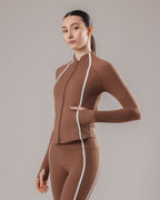 Velocity Zip Jacket - Coffee