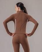 Velocity Zip Jacket - Coffee
