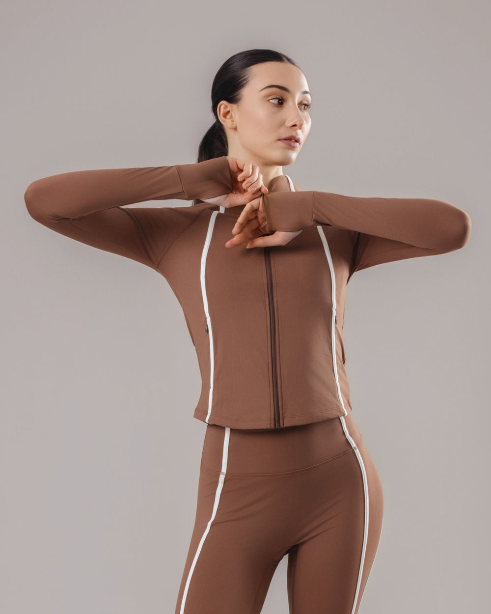 Velocity Zip Jacket - Coffee