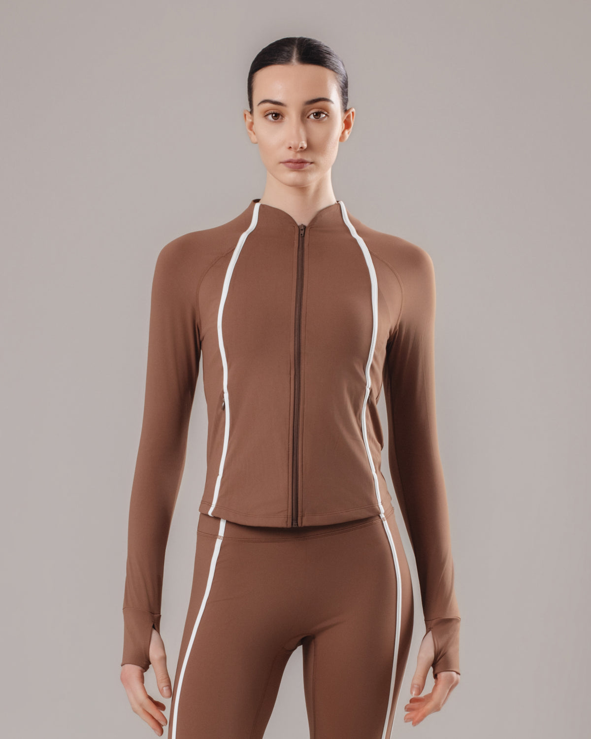 Velocity Zip Jacket - Coffee