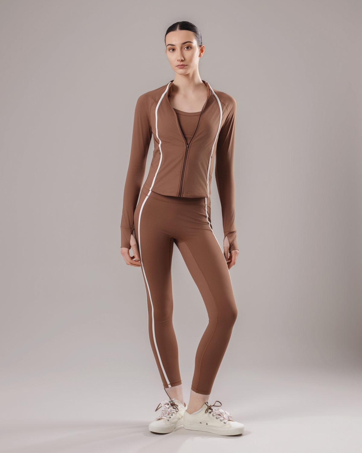 Velocity Zip Jacket - Coffee