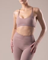 Velora Crossback Bra - Taupe