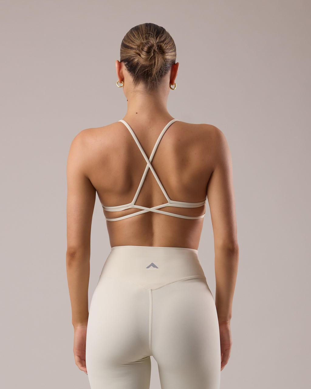 Velora Crossback Bra - Oat
