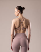 Velora Crossback Bra - Taupe