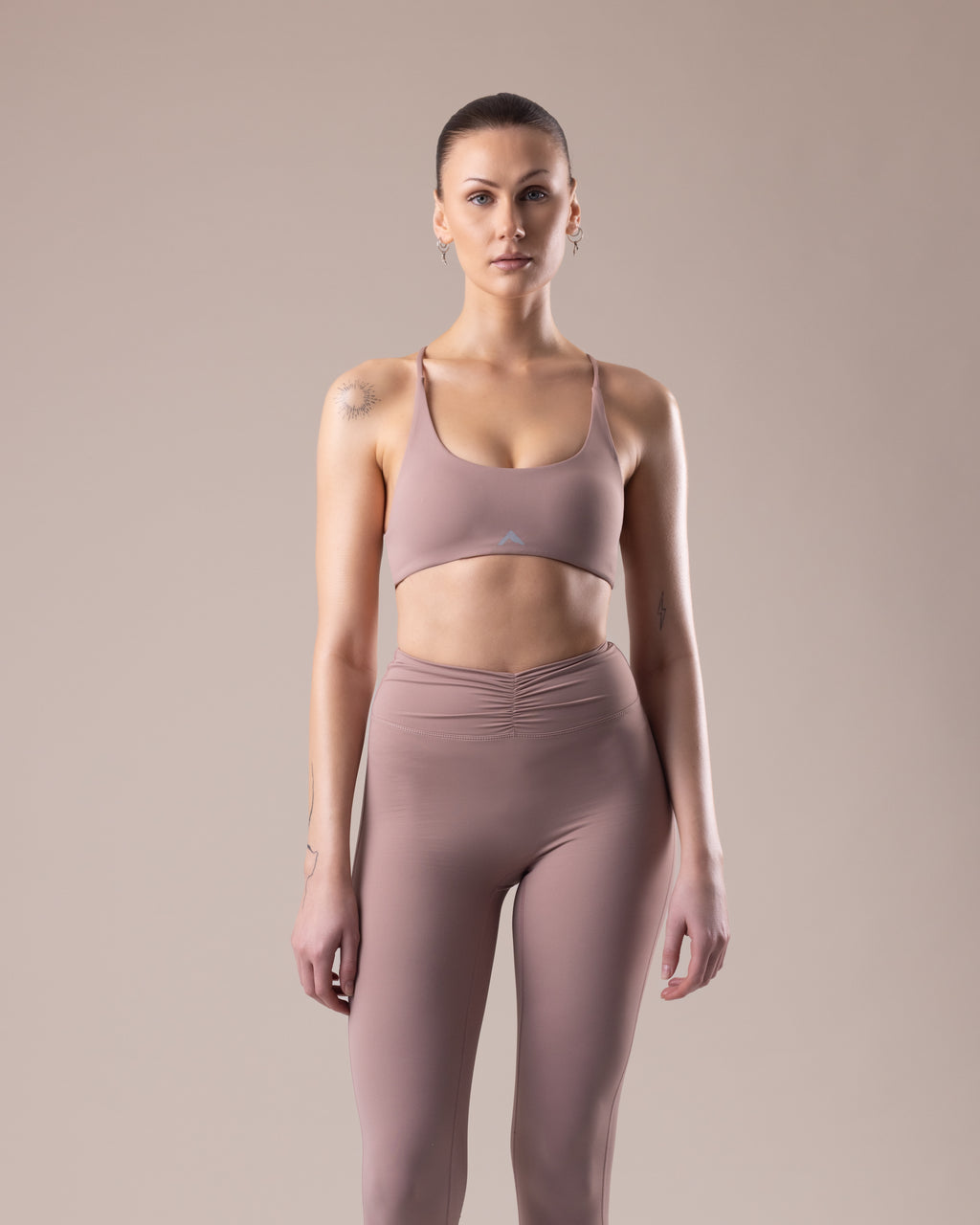 Velora Crossback Bra - Taupe