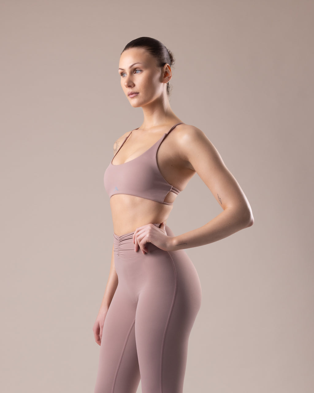 Velora Crossback Bra - Taupe